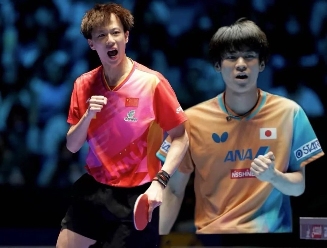 日本乒乓球队完胜韩国乒乓球队，水谷隼高光表现的简单介绍