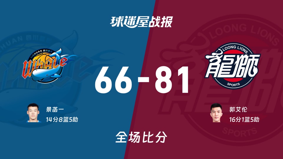 四川队轻取广州队，郭艾伦关键制胜